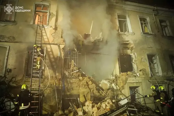 Наслідки атаки на Одеську область / © ГУ ДСНС в Одеській області