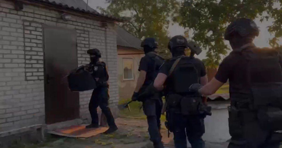 Момент затримання педофіла на Київщині