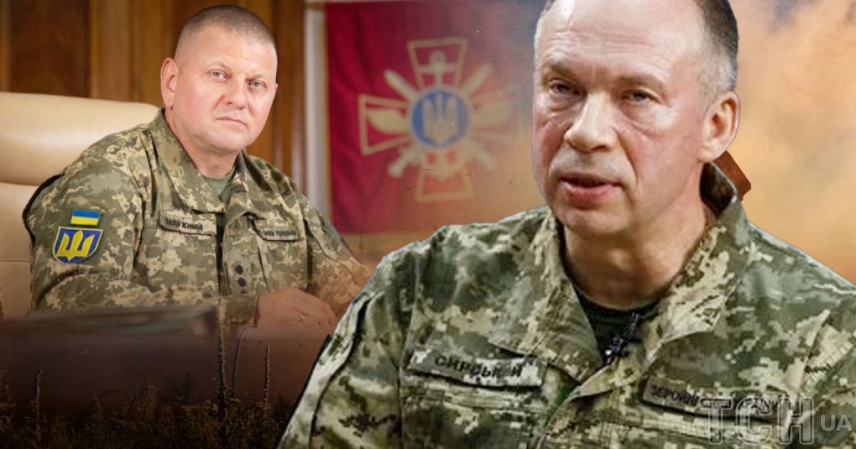Валерій Залужний та Олександр Сирський