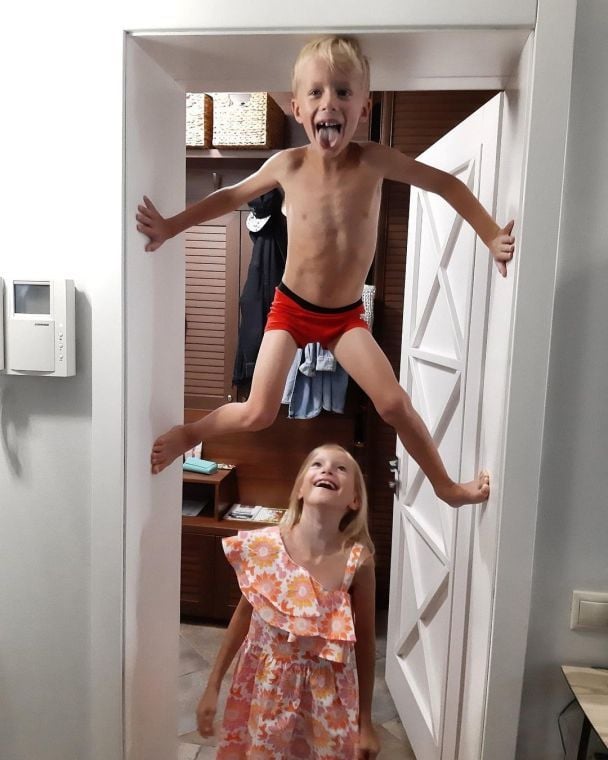 Младшие дети Елены Кравец / © instagram.com/lennykravets