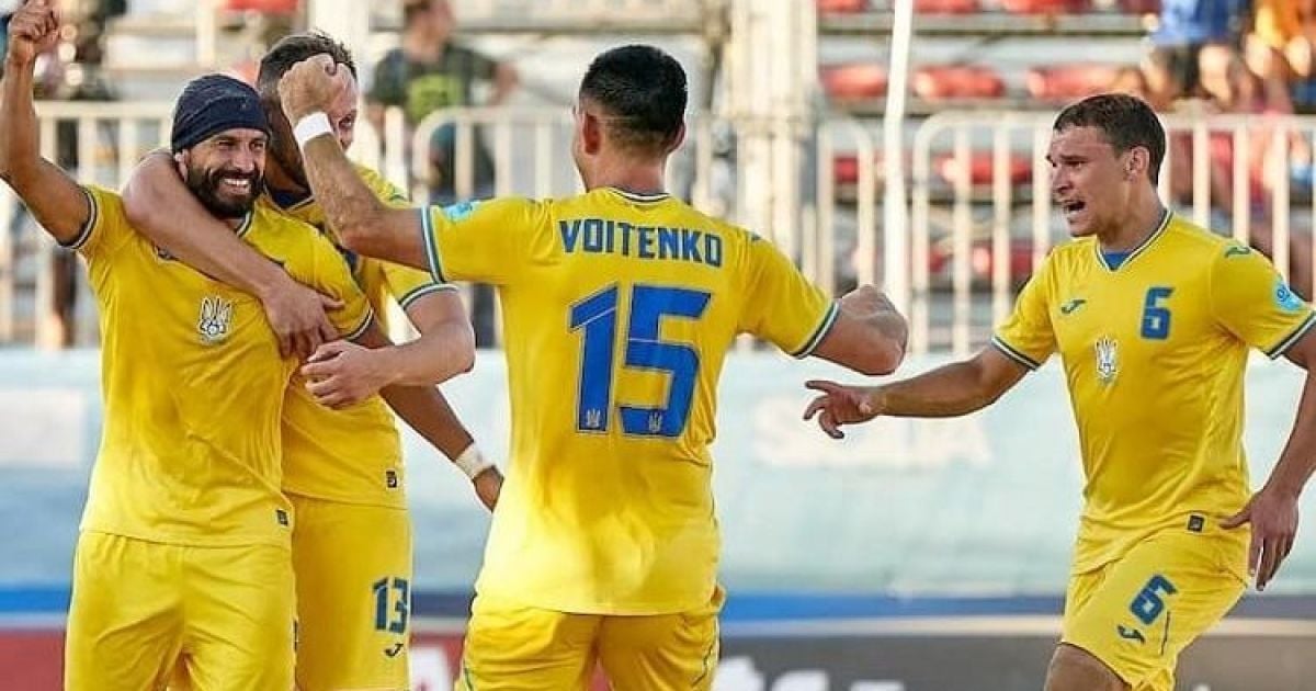 Збірна України з пляжного футболу здобула першу перемогу в Євролізі-2022