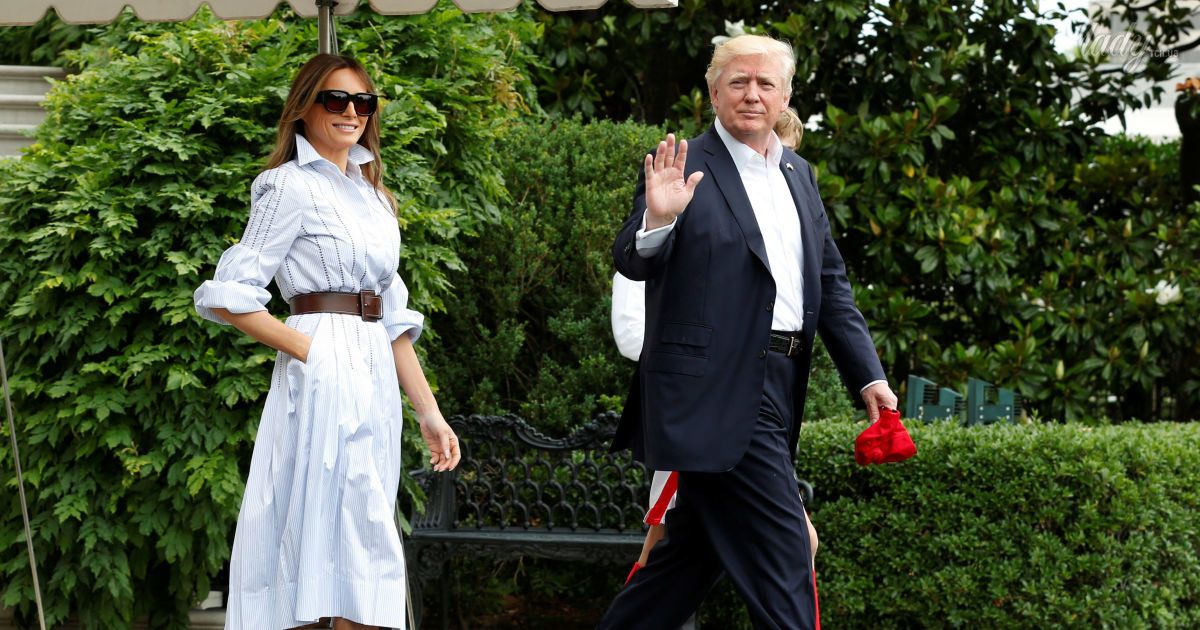 Мелания и Дональд Трамп