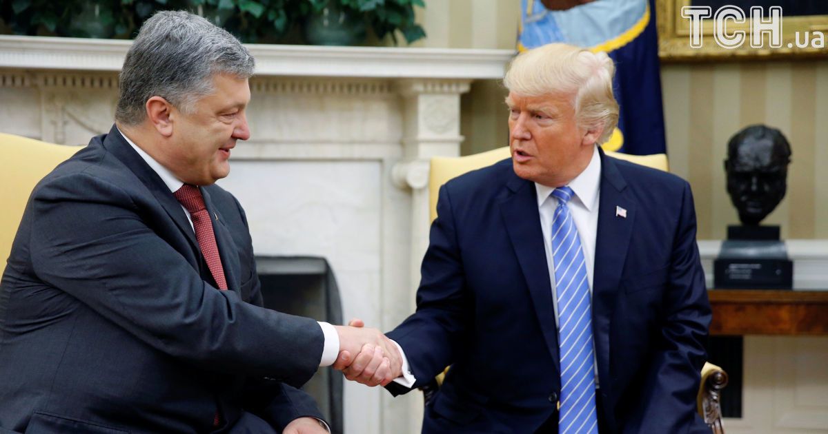 Петро Порошенко та Дональд Трамп