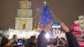 У Мережі показали фото неймовірної краси новорічної ялинки в Києві з висоти пташиного польоту