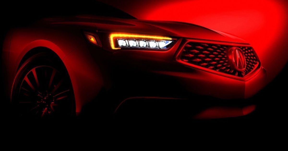 Acura анонсировала мировую презентацию обновленного седана TLX
