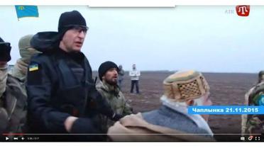 Керівник штурму Чаплинки беркутівець / © скриншот з відео