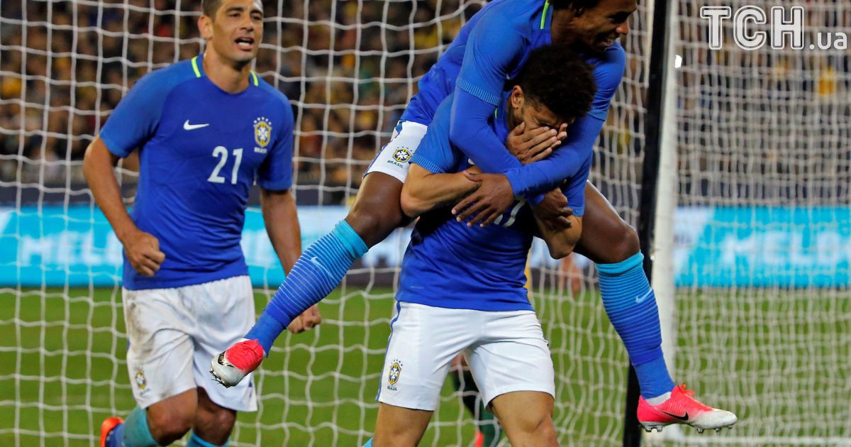 Дебютный гол Тайсона за Бразилию помог команде разгромить Австралию