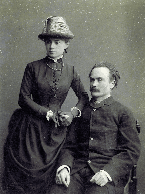 Ольга з Іваном Франком. Київ, травень 1886 рік / © Вікіпедія