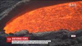 Трехкилометровая река лавы образовалась на поверхности вулкана Этна
