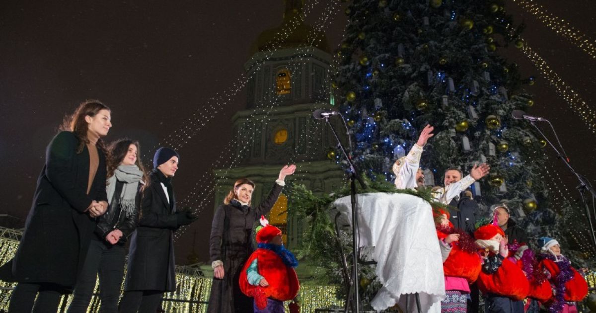головна ялинка Києва_6 / © Сайт президента України