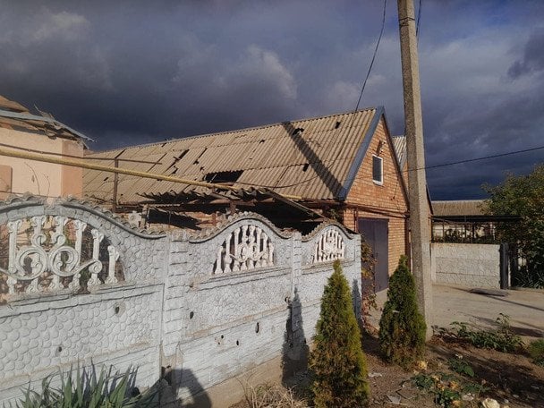 The aftermath of the attack on Pavlohrad, October 20