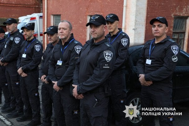 Ізраїльські поліцейські в Умані / © Національна поліція Черкаської області
