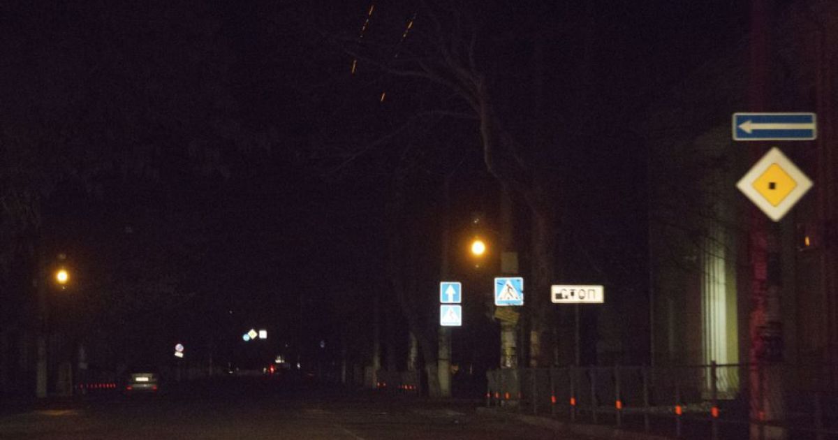 Крим занурився в морок. / © Крим.Реалії