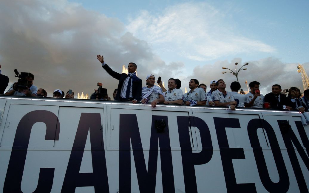 "Реал" відсвяткував перемогу в Лізі чемпіонів. / © Reuters