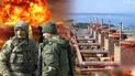 Российские оккупанты устроили пожар на Запорожской АЭС. Коллаж