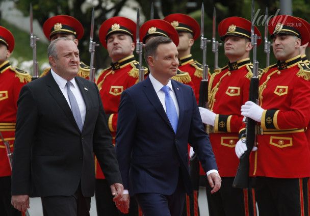 Президент Грузии Георгий Маргвелашвили и президент Польши&nbsp; Анджей Дуда / © Reuters