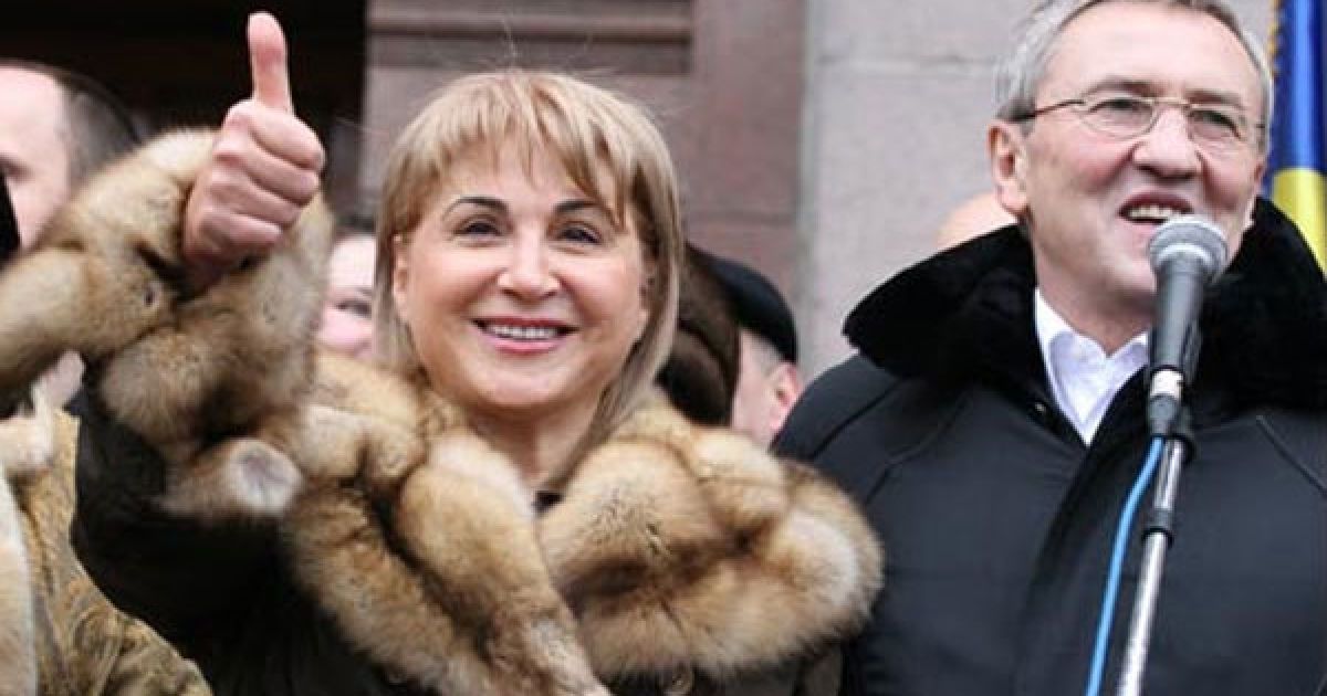 Аліна Айвазова та Леонід Черновецький / © MIGNEWS