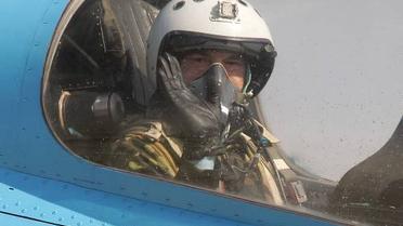 Віктор Ющенко за штурвалом бойового літака