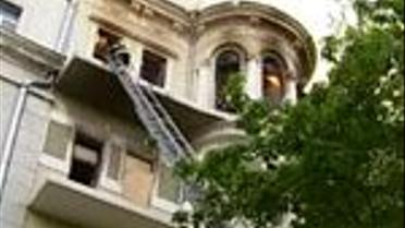 Пожежа в центрі Києва