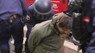 Бійка під час протесту у Франції