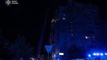 Атака на Київ 4 травня_1 / © ДСНС