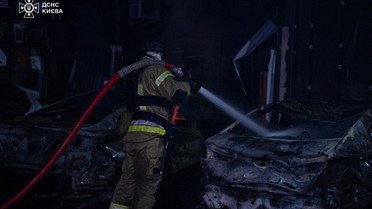 Атака на Київ 4 травня_2 / © ДСНС