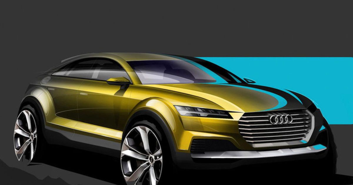 Audi представила скетч будущего кроссовера Q4