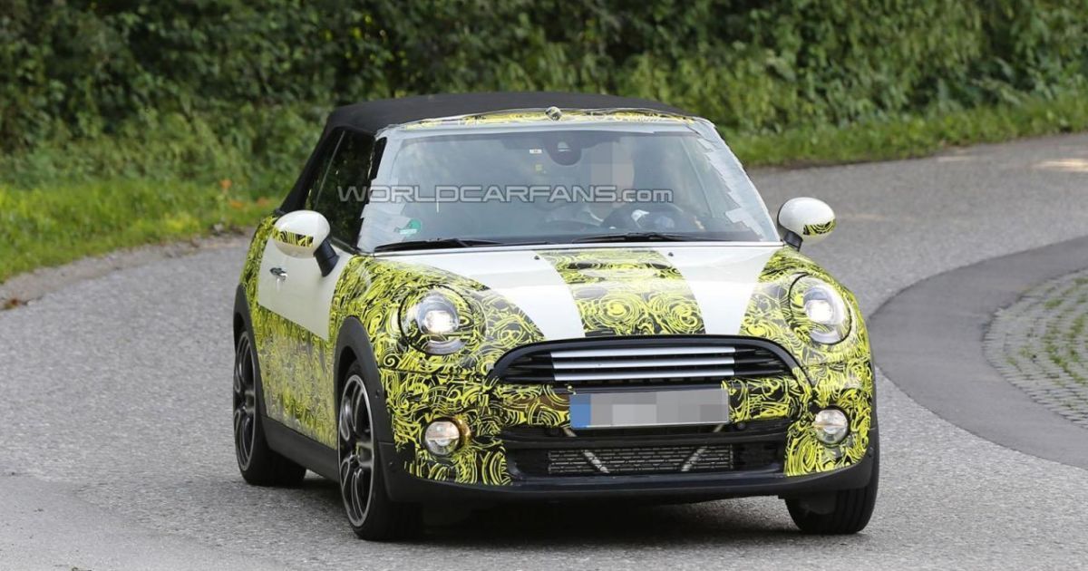 Британцы тестирует новый Mini Cooper Cabrio