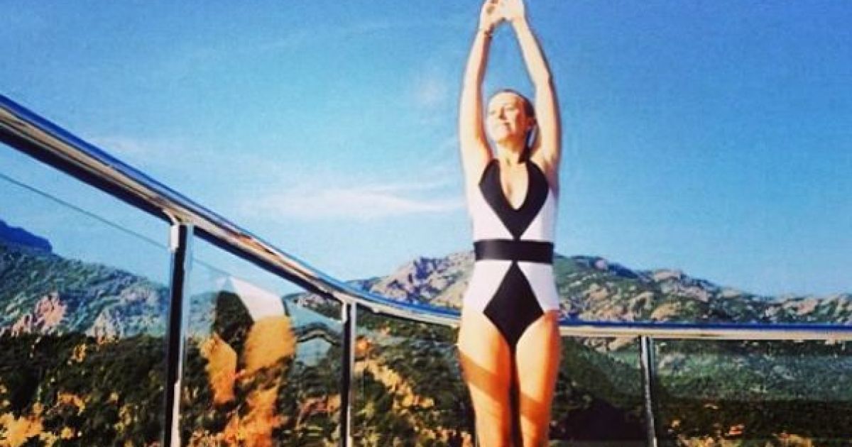 Ксения Собчак встречает утро