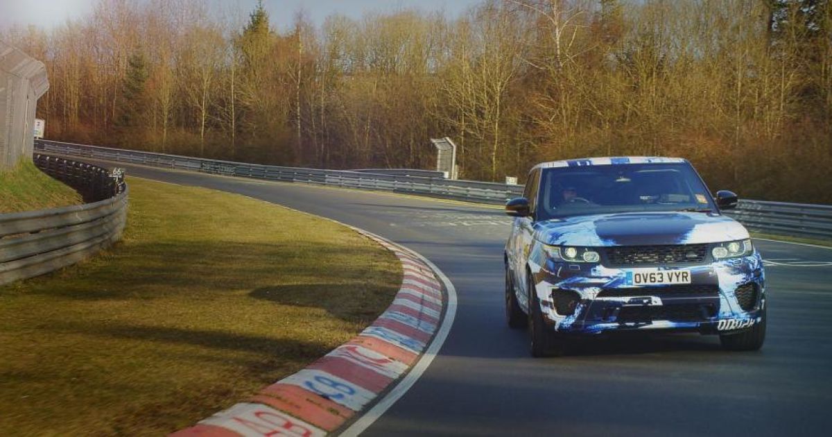 Британцы нагнетают страсти вокруг "заряженного" Range Rover Sport (Видео)