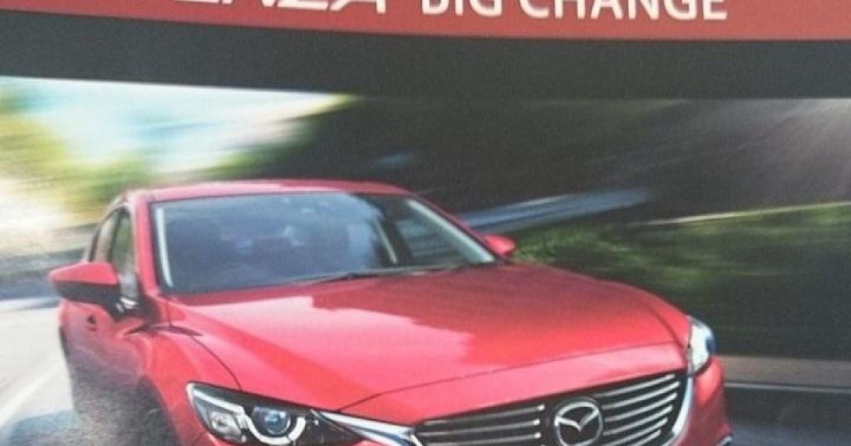 В Cеть попали первые фото обновленной Mazda6