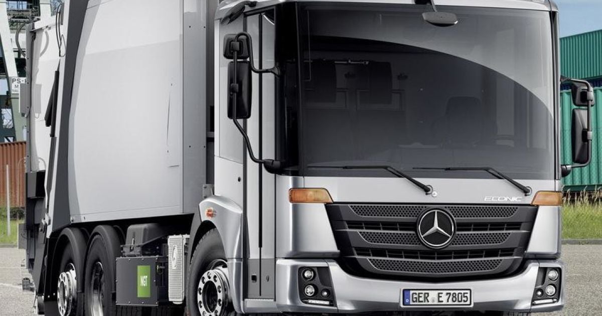 Mercedes-Benz представит новый грузовик с двигателем на газу