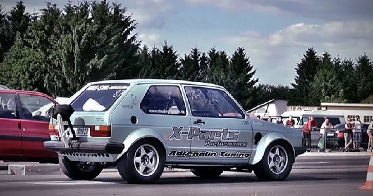 Немцы построили 1000-сильный Volkswagen Golf (Видео)
