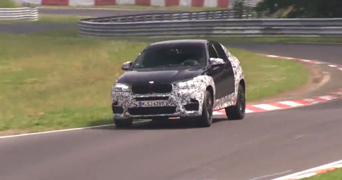 BMW тестирует X6M нового поколения (Видео)