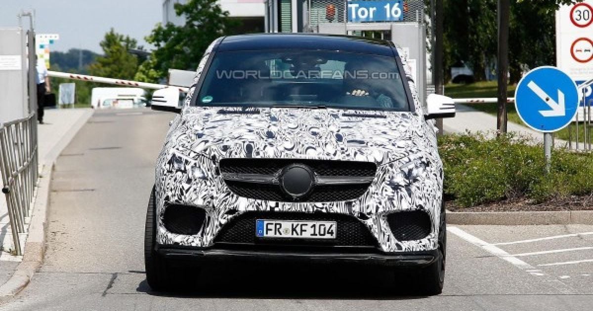 Mercedes-Benz ML Coupe снова был замечен во время тестов