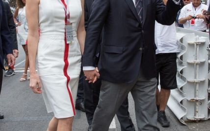 Чета Монако: князь Альбер II и княгиня Шарлин на спортивном мероприятии
