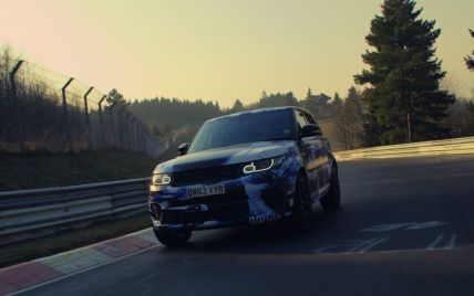 "Заряженный" Range Rover Sport установил рекорд скорости на Нюрбургринге (Видео)