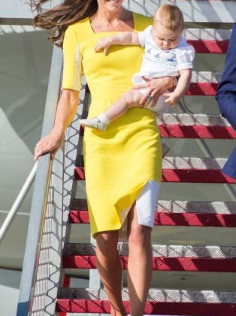 Герцогиня Кембриджская с сыном принцем Георгом / © Getty Images/Fotobank