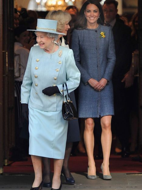 Герцогиня Кембриджская и королева Елизавета II / © Getty Images/Fotobank