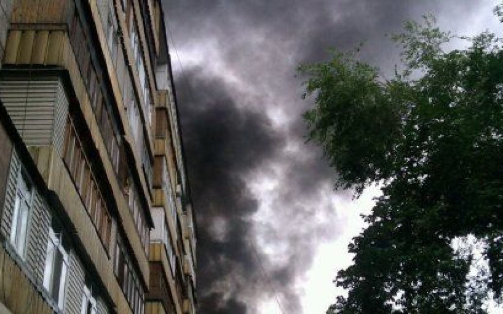 Пожежа в Алма-Аті знищила 20 житлових квартир / © twitter.com/@YakovFedorov