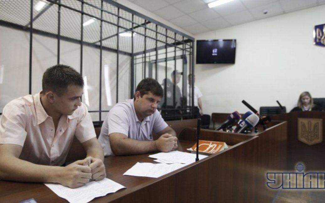 Титушко в суді у справі побиття журналістів / © УНІАН