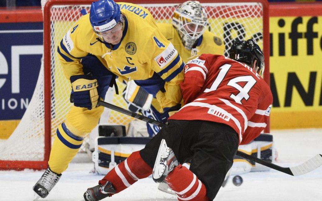 Швеція перемогла Канаду у серії буллітів / © Фото EPA/UPG