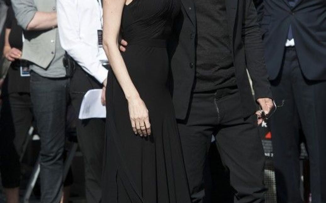 Джолі та Пітт ефектно з&#039;явились на прем&#039;єрі фільму у Лондоні / © Фото EPA/UPG