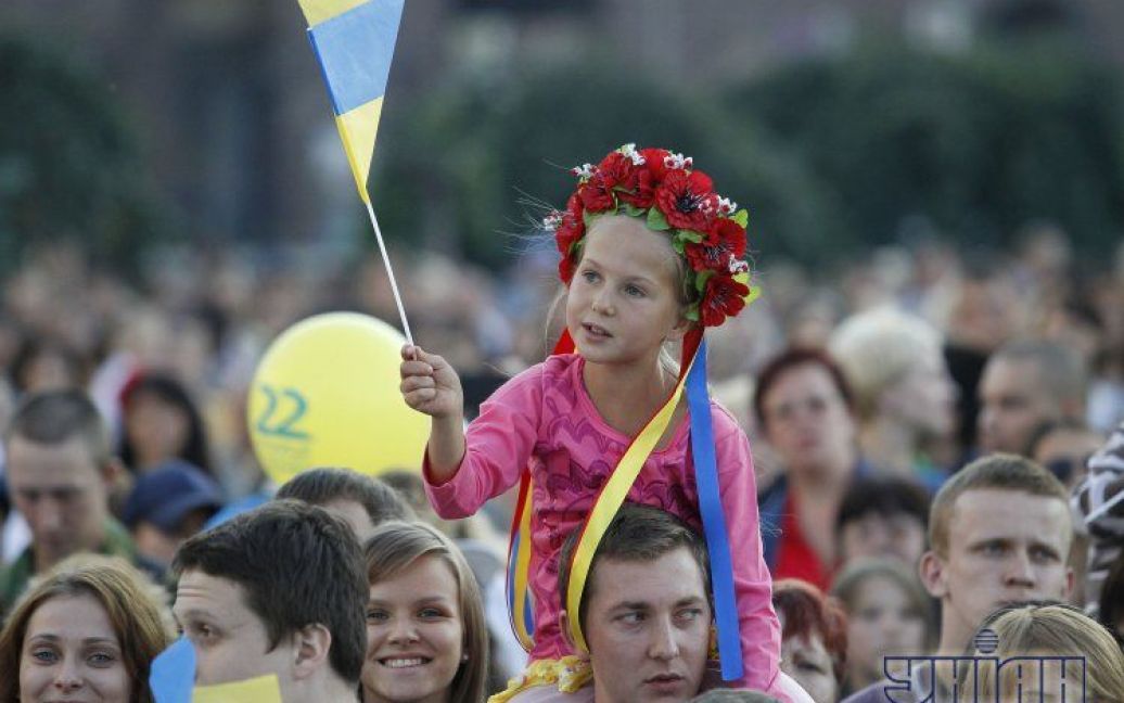 Праздничный концерт на Майдане Незалежности, 24 августа 2013 года / © УНІАН