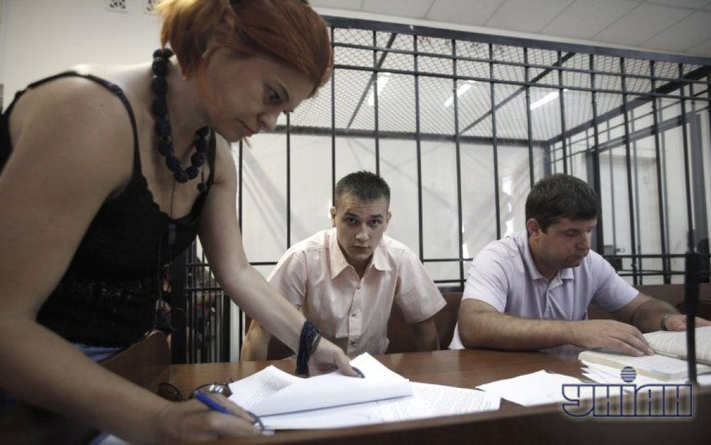 Титушко в суді у справі побиття журналістів / © УНІАН
