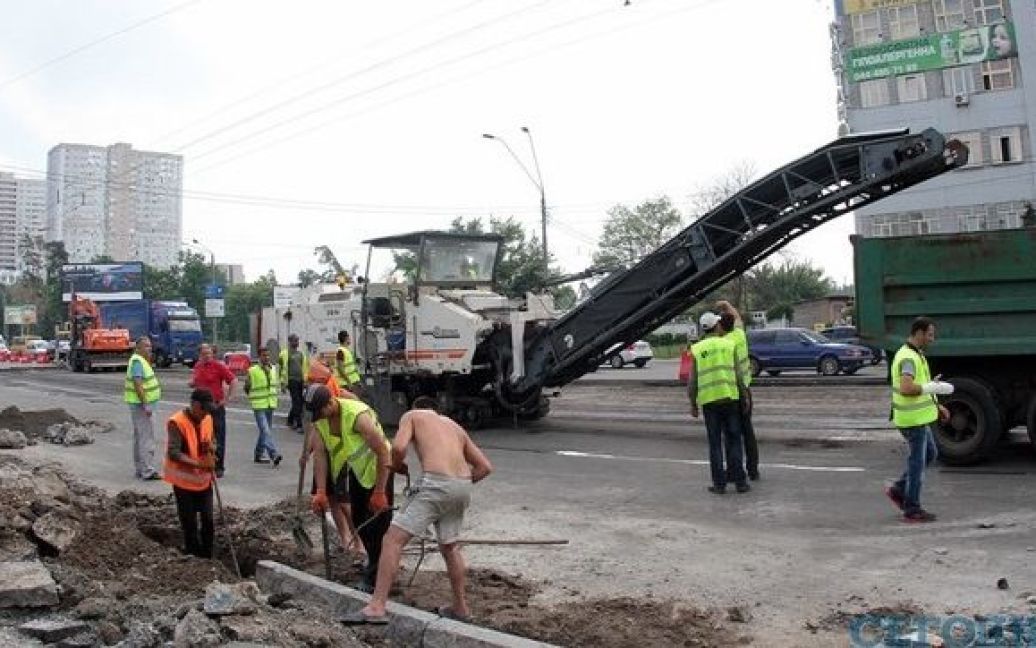 У Києві закрили частину проспекту Перемоги / © Сегодня
