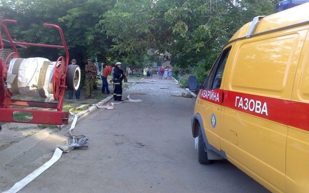 На Донеччині у багатоповерхівці вибухнув газ / © twitter/@uta0214khk