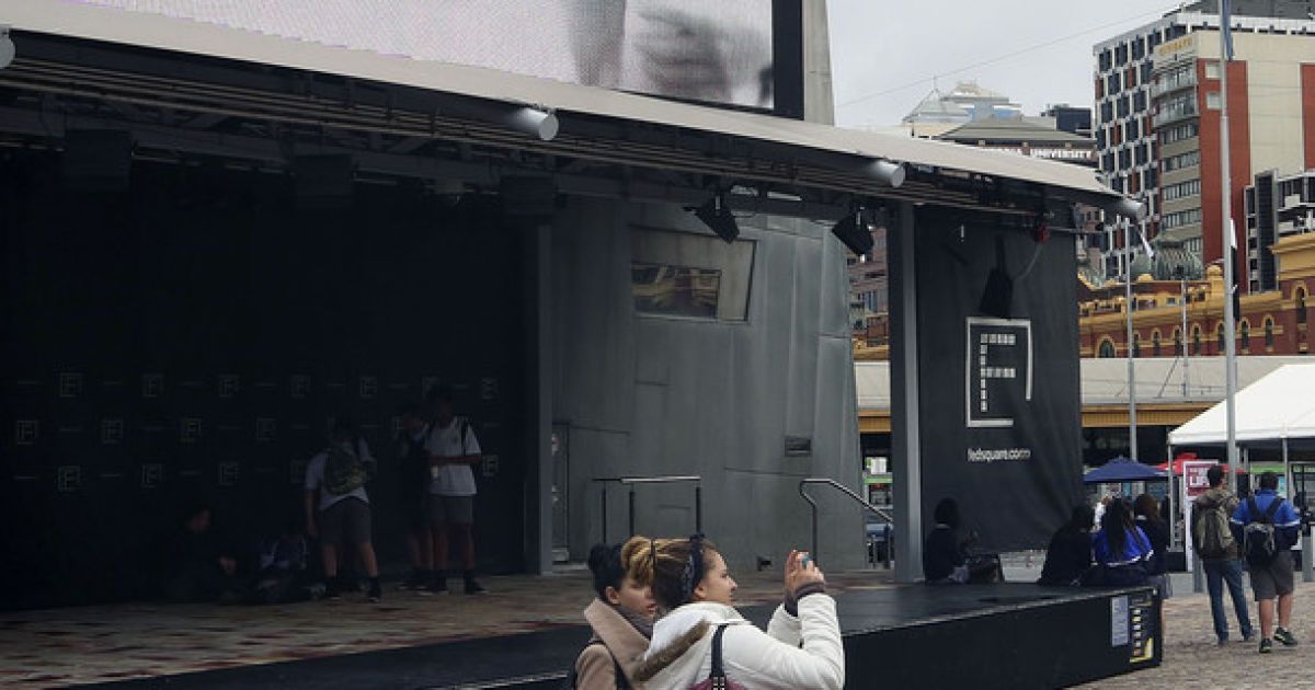 У Мельбурні привітали герцога і герцогиню Кембриджських з народженням сина / © Фото EPA/UPG