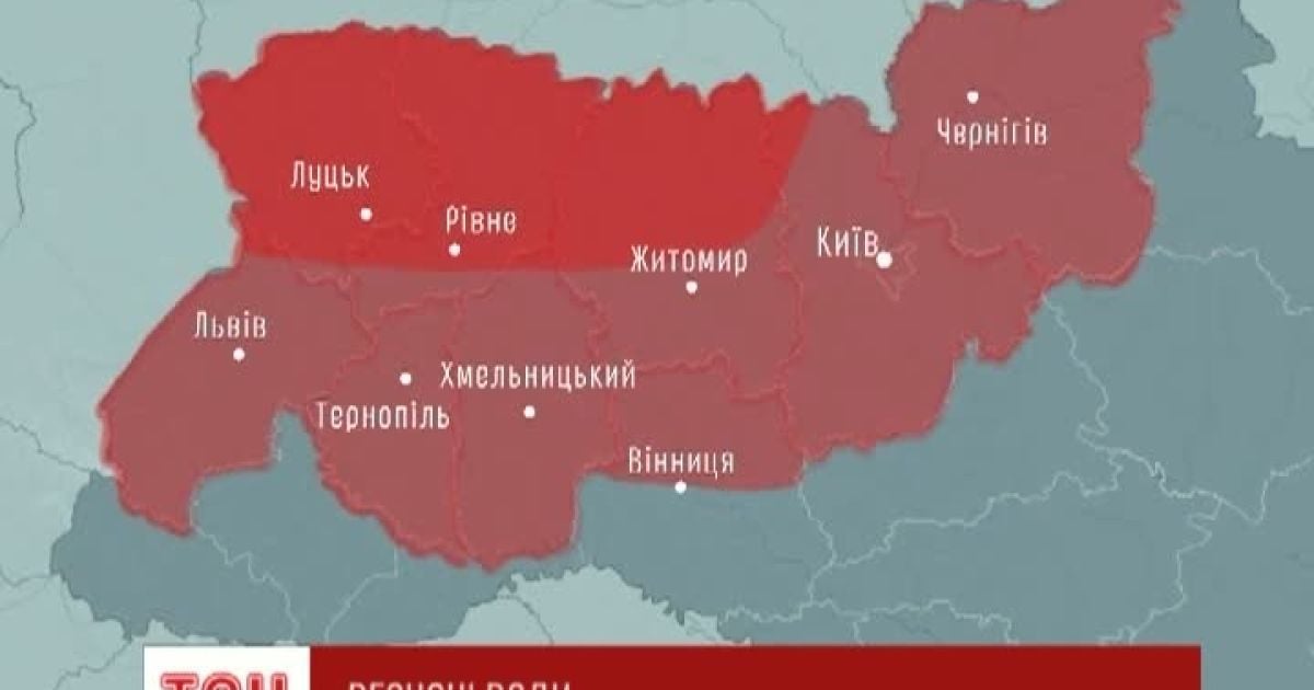 Синоптики назвали області, в які прийде вода