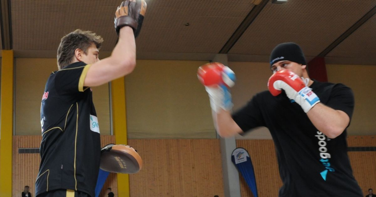 Відкрите тренування Кличка і П'янети / © klitschko.com